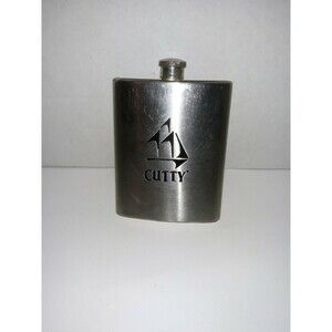 CUTTY SARK FLASK STAINLESS 6OZ
